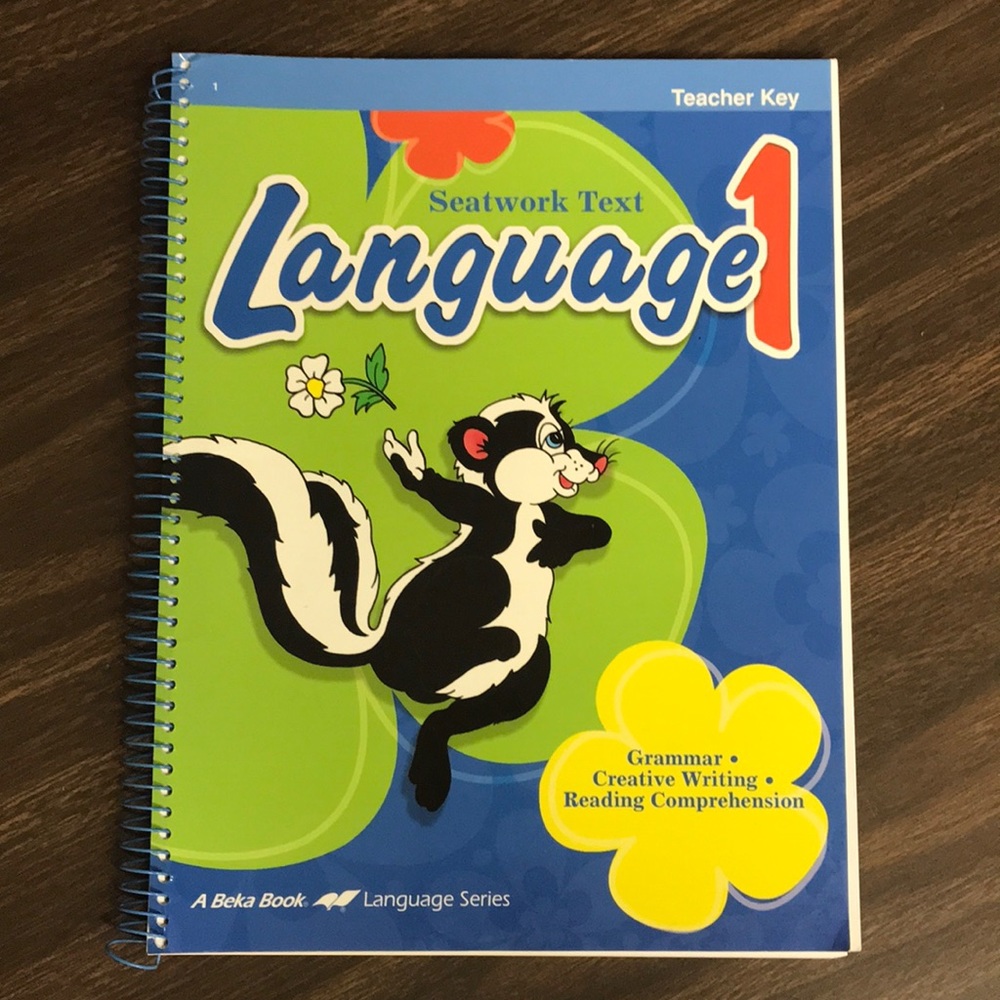 NEW - Language 1 Teacher Key - A Beka